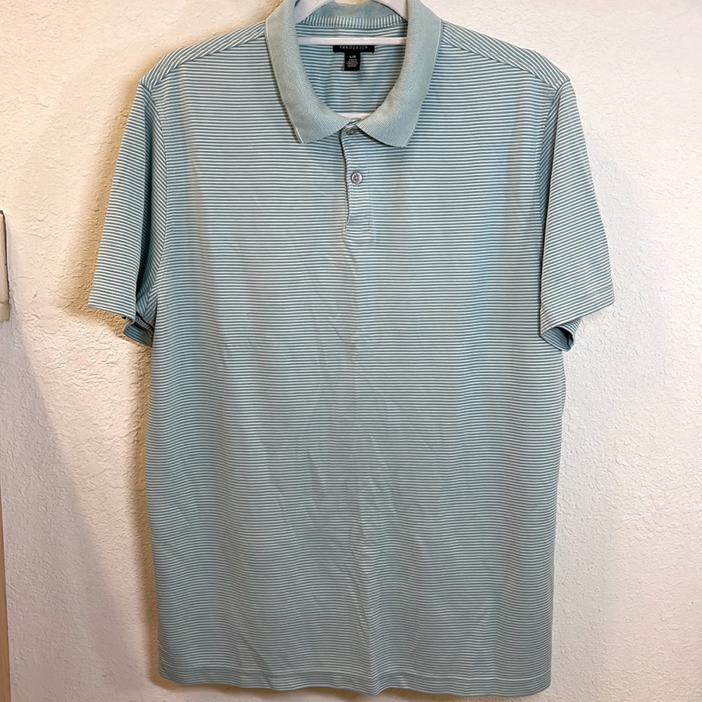 Mens Van Heuse Polo Shirt Size LG
